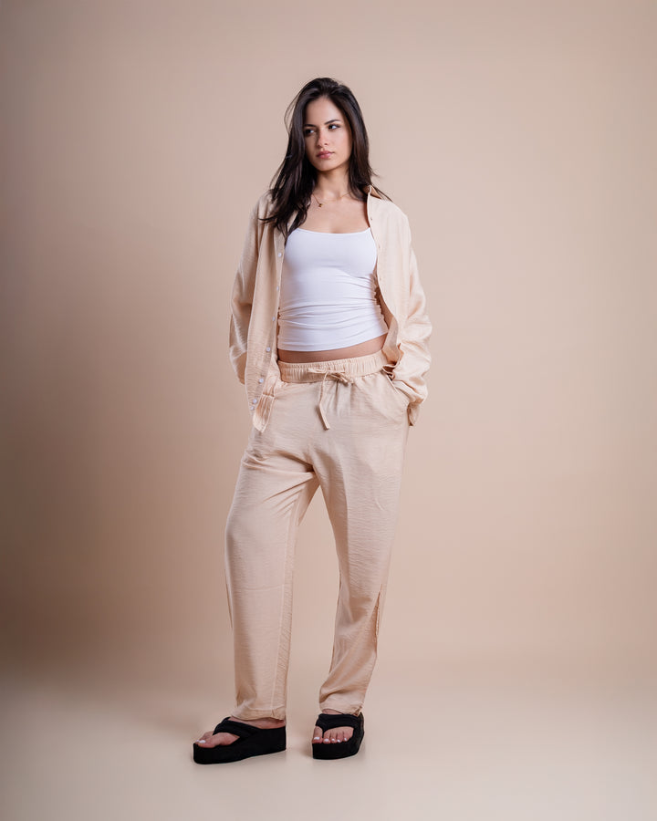 Beige Linen pants